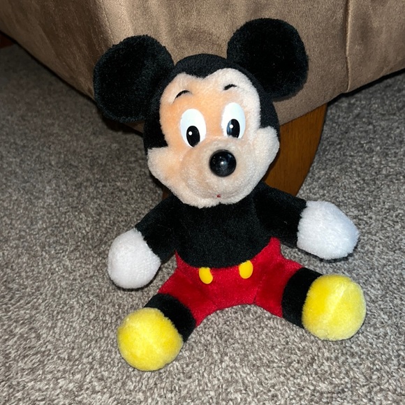 Disney Other - Vintage Mickey Mouse 1980’s Plush Stuffed Animal Walt Disney World Disneyland